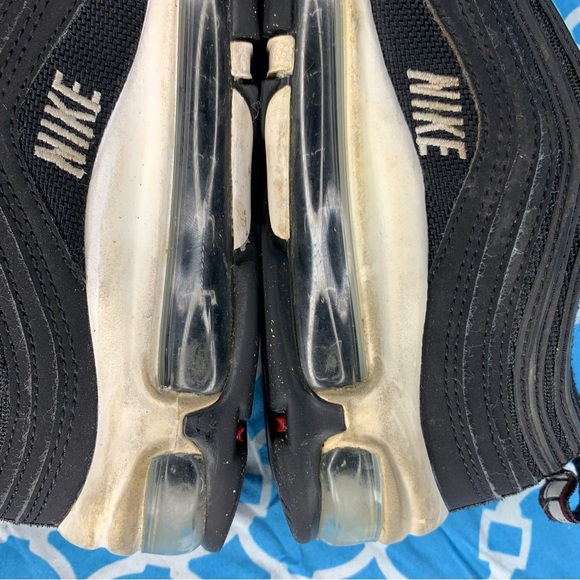 Nike Women’s size 5.5 Air Max 97 SE BLACK WHITE running wmns sneakers shoes rare - Picture 7 of 10